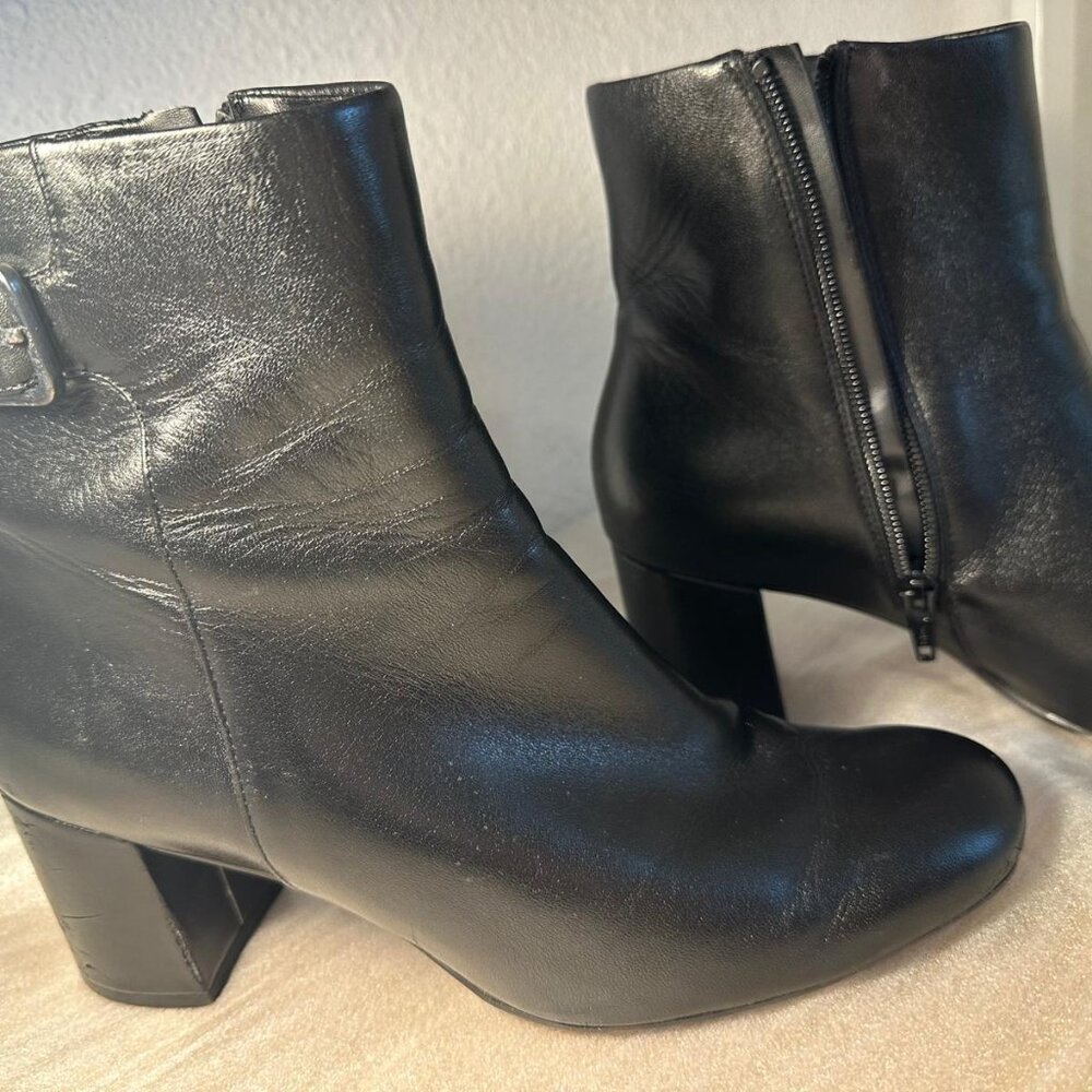 Naturalizer Black Ankle Boots